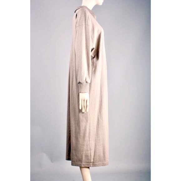 M Vintage 80s Baggy Batwing Cocoon Midi Dress - Picture 3 of 7